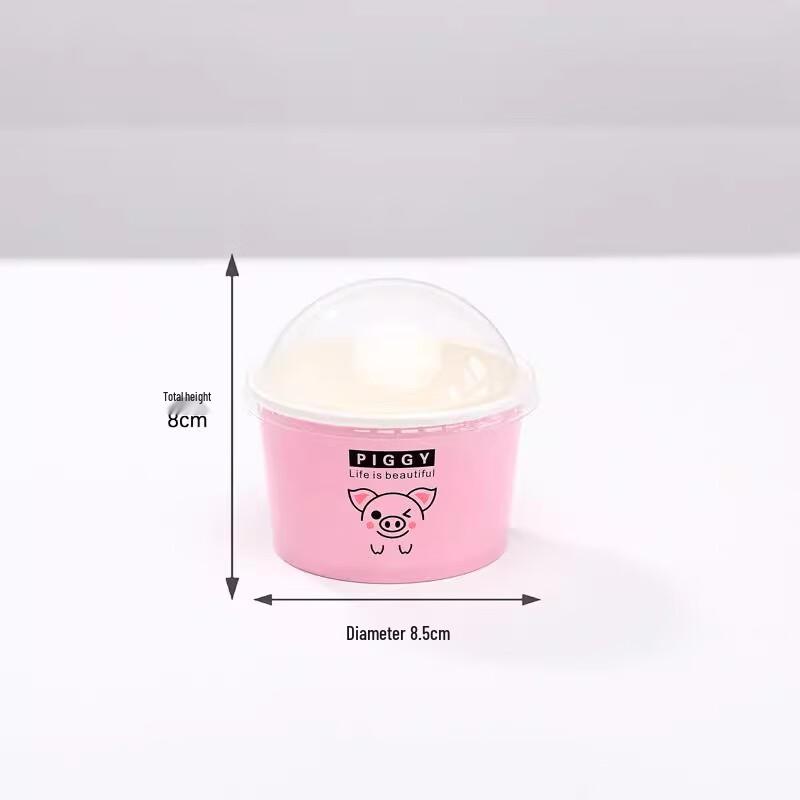 Одноразовые бумажные стаканчики Miaojiayi для мороженого и десертов, утолщенные