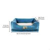 Orthopedic Dog Bed, Large Cleanable Pet Comfortable, Removable Cover, NonSlip, Suitable for