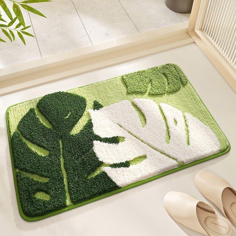 New Imitation Cashmere Floor Mat Bathroom Thickened Absorbent Non-slip Carpet
