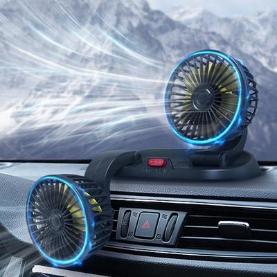 Universeller Doppelkopf 24V/12V Auto LKW Ventilator für Leistungsstarke Kühlung