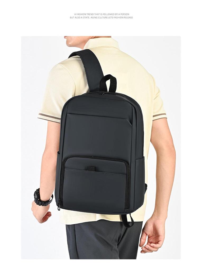 Men's Stylish High-Capacity Waterproof Business Travel Backpack