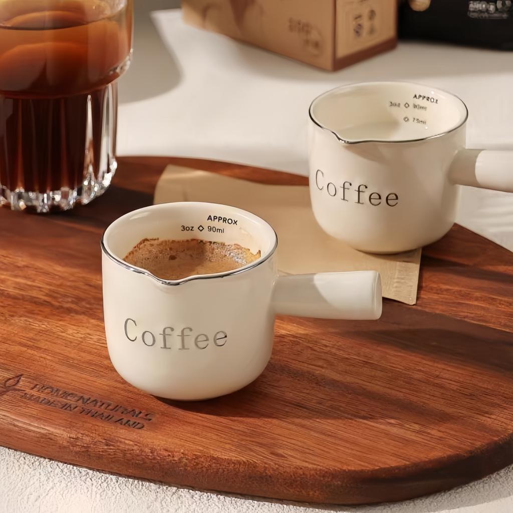 Fine Graduated Measuring Cup Top quality Espresso Extraction Cup Mini Sauce Sauce Measuring Cup Milk Pot
