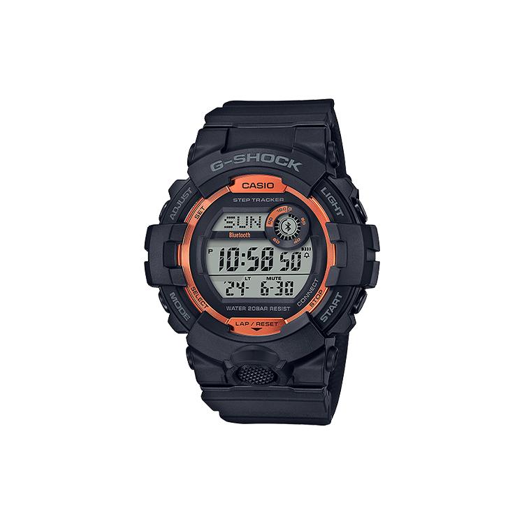 CASIO Men G-SQUAD Series Gray Watch GBD-800SF-1 GBD-800SF-1 Orange Watch Dial