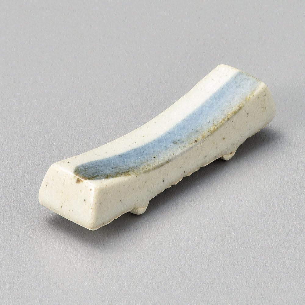 Yamashita Crafts Ash Glazed Cut Plate Chopstick Rest 310-43-196