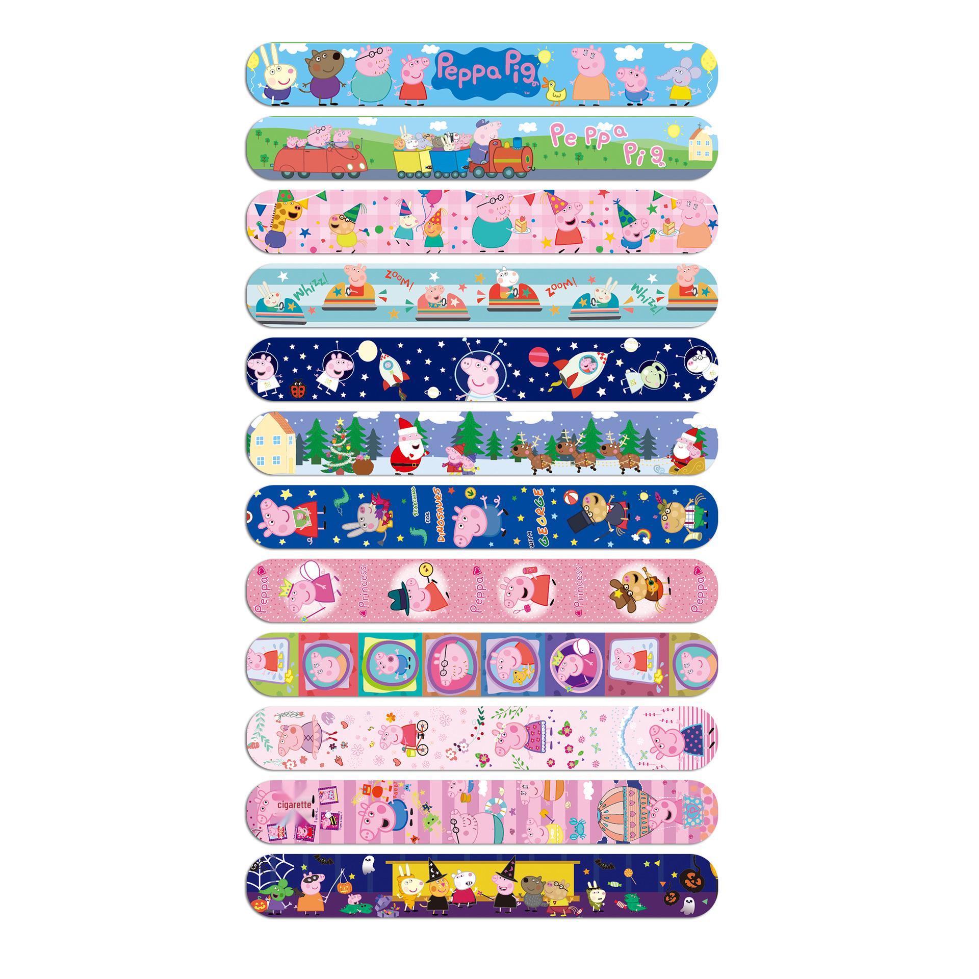Peppa Pig & George Customizable Slap Bracelet for Kids