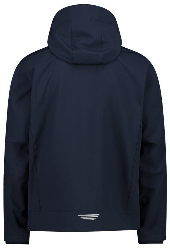 Куртка CMP мужская софтшелл с отстегивающимся капюшоном (3A01787N) б.синий/лед