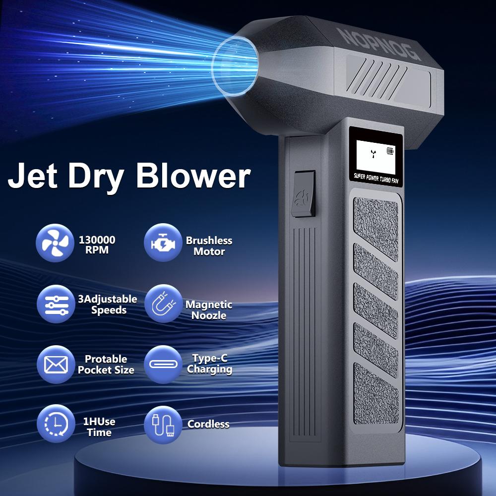 Auto foukání sněhu elektrický vzduchový prachovka 130 000 ot./min. přenosný nabíjecí turbo proudový ventilátor vysavač čisticí nástroj foukač 4 nastavitelné rychlosti