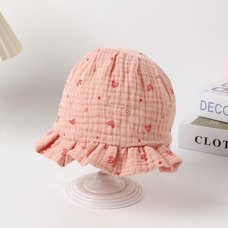 Adorable Infant Girl Cotton Sun Bonnet Spring Autumn Baby Hat