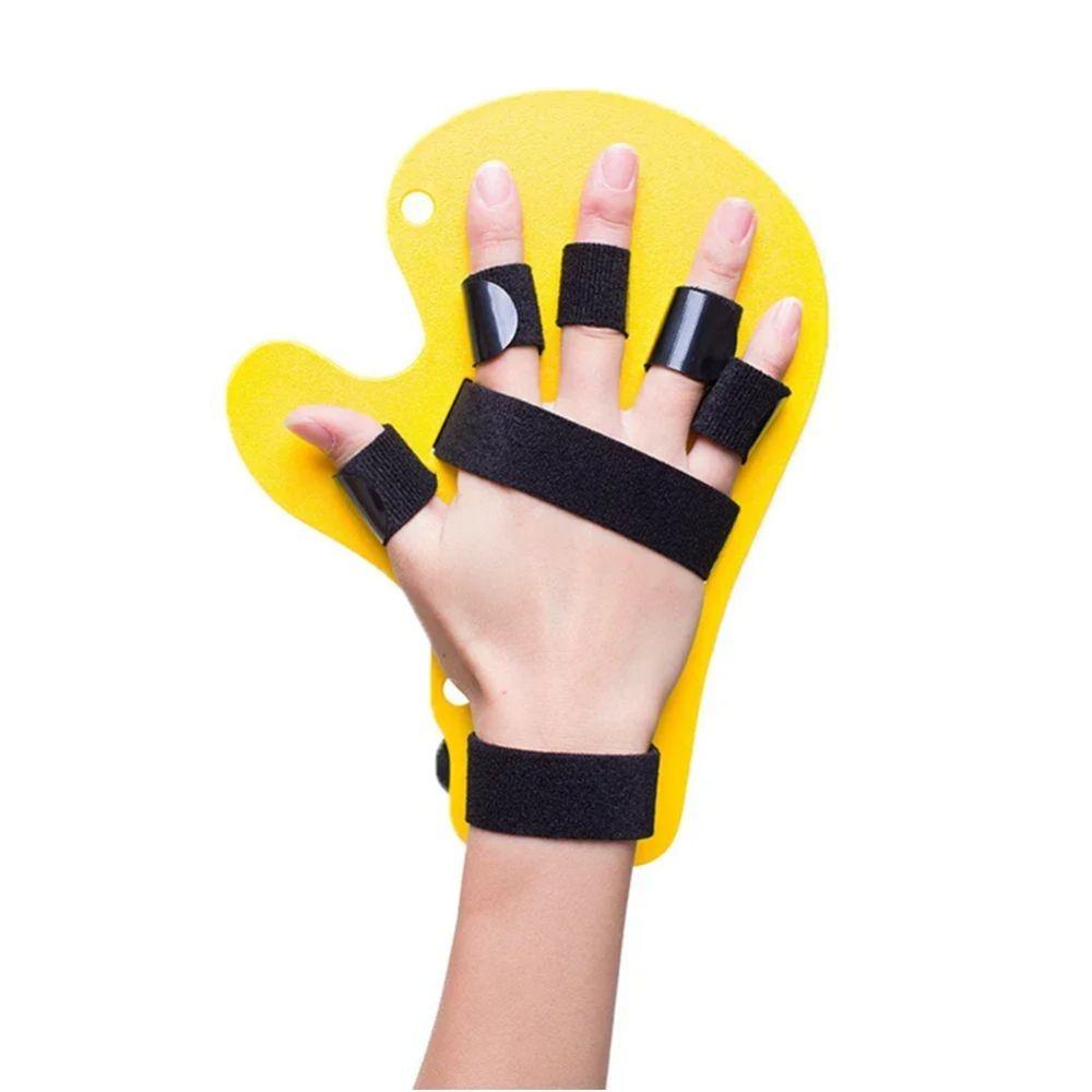 Adjustable Hand Wrist Finger Orthotics Training Stroke Hemiplegia Hand Splint  Thumb Injury