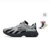 MATTRUN Lightning Shoes Low Top Casual Shoes Women's Black Gray F12W532124FBG