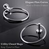 Mounted Stainless Steel Rack Bathing Kitchen Hanger Bathroom Accessories Towel Ring Towel Holder