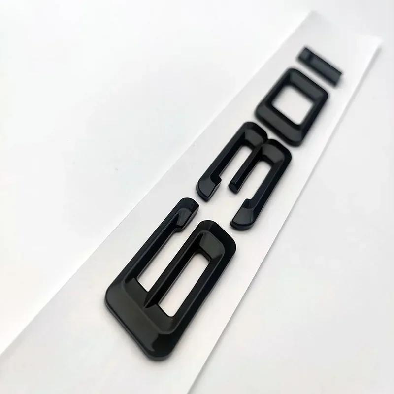Glossy Black Chrome 630i 635i 640i 645i 650i Emblem Sticker for BMW Serie E90 E91 E92 F30 F31 F34 G20 G21 Car Accessories