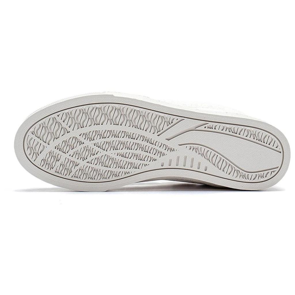 Pablo Ientile x Li Ning Wave 180 Abriebfest Leichte Dämpfung Mittelhoch Skateboard-Schuhe Damen Perlmuttweiß AECS054-3