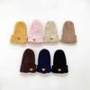 Boys Girls Ear Cap Soft Knitted Children Hat Warm Kids Beanie Cap Autumn Winter Hats Baby Hat