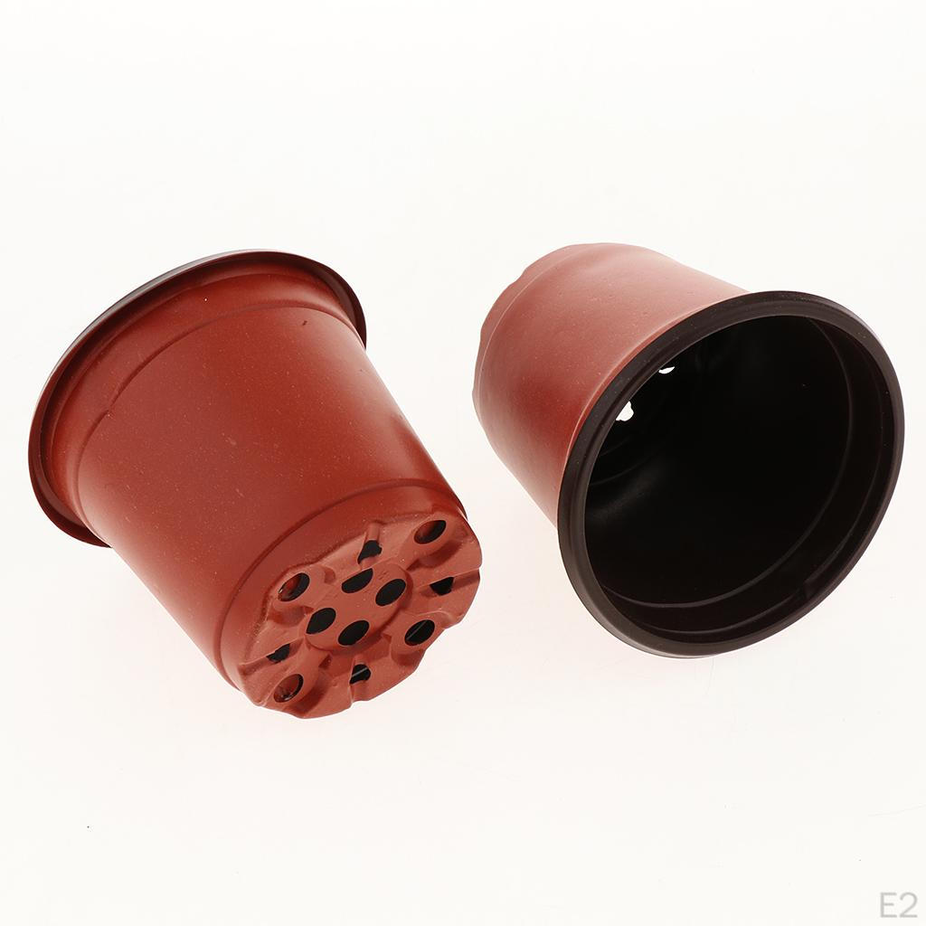 Flower Plastic Pots Nursery Containers