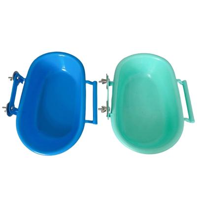 Screw Bird Bathtub for Parrots Birdcage Hanging Shower Basin Parrot Bathing Tray Cage Bathing Tub for Various Size Bird