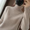Korean Fashion Turtleneck Sweaters Warm Thick Pullovers Casual Autumn Winter Women Knitwears Basic Long Sleeve Jumpers