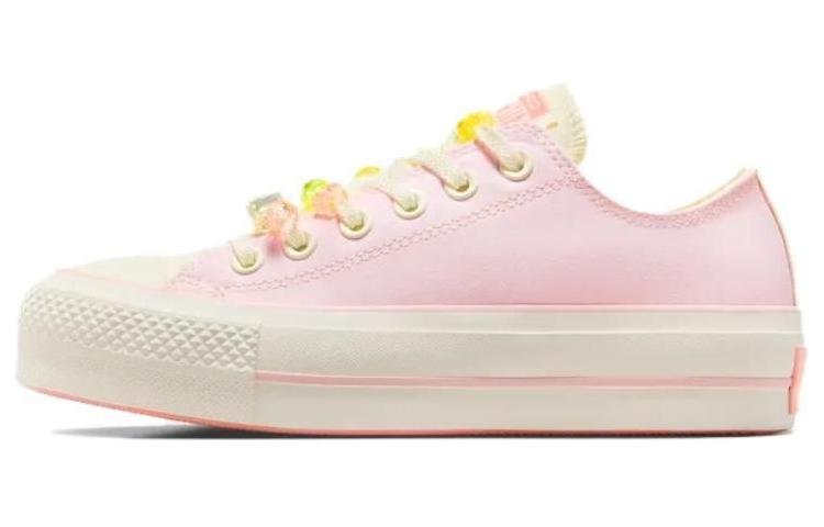 Converse All Star Lift Удобные износостойкие дышащие низкие кеды Женские Розовые A10072C 36