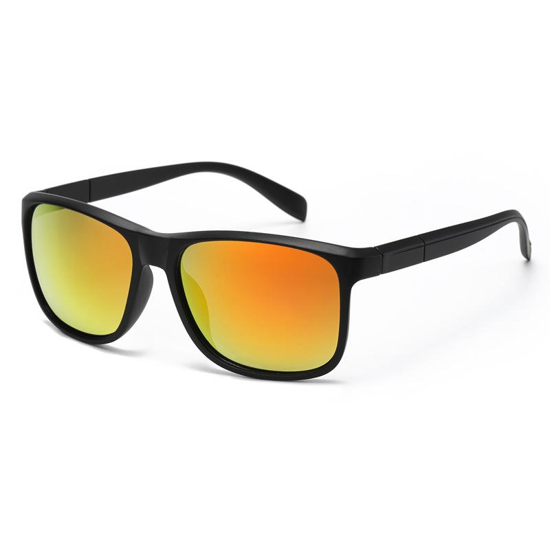 Sports Glasses Men'S And Women'S Sunglasses Black Frame Color Film Sunglasses Anti-Purple Line Strong Light 2481