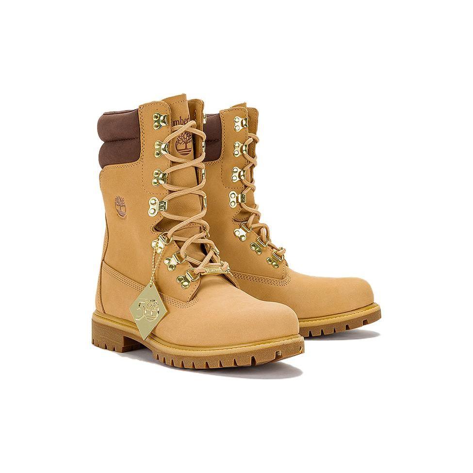 Timberland Warm Durable Comfortable Versatile Mid-Calf Outdoor Boots Men Boots Light-Beige A5VPD