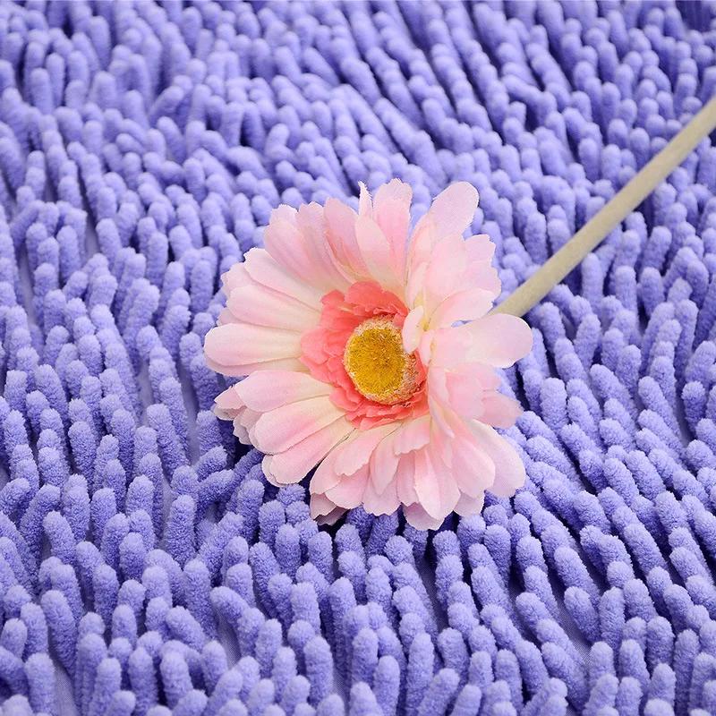 40X60cm Měkký Koberec Protiskluzový Koupelnový Koberec Podlahová Rohožka Dveřní Rohožka Bariéra proti Nečistotám Obdélníkový Podlahový Dveřní Koberec