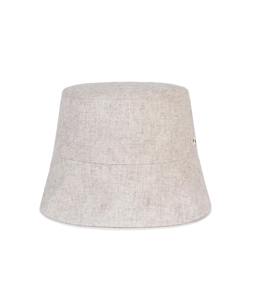 Bajal Va Square Drop Oversized Bucket Hat Ivory