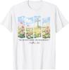 He Is Risen Christian Wildflower Happy Easter Unisex T-Shirt