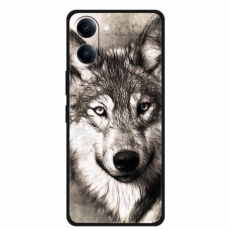 For Vivo Y29s Case Phone Cover Black Silicone Soft Case for Vivo Y19s GT Cover 6.74" Shell Dustproof Coque VIVO Y19sGT Y29 S 5G