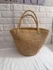French-Style Japanese Raffia Hand-Crocheted Straw Bucket Bag for Women - Versatile Casual Single Shoulder Design.