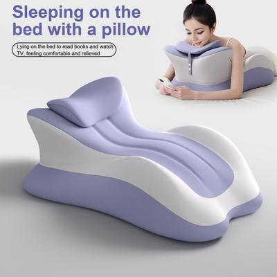 Kussens voor intimiteit voor stellen Traagschuim Kussen voor borst- en rugverlichting Ergonomisch Golvend