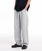CREAM SODA LAB Air Essential Side Cut Wide Elastic Pants Grey