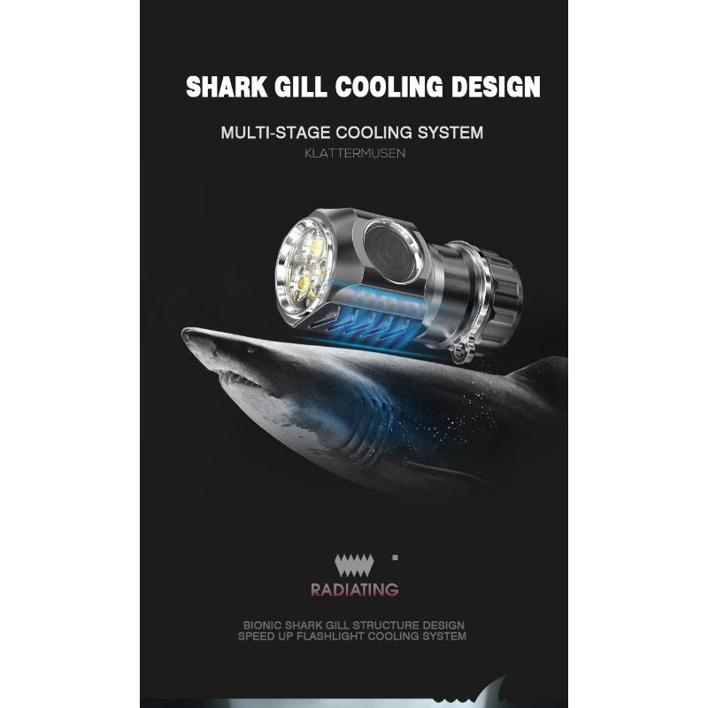 ES03 3*SST20 3000LM Powerful LED Flashlight USB Rechargeable 18350 6Mode Super Bright Torch for Camping Mountaineer