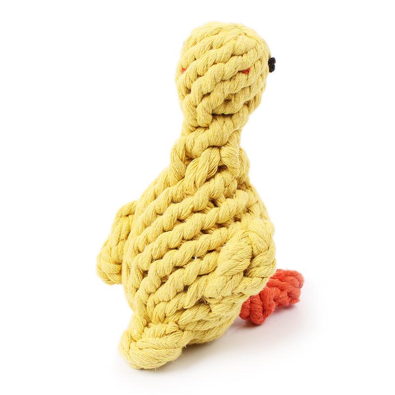Dog Toy Knot Rope Pippi Tao Dog Knot Shaped Cotton Rope Large Dog Woven Pet Toy