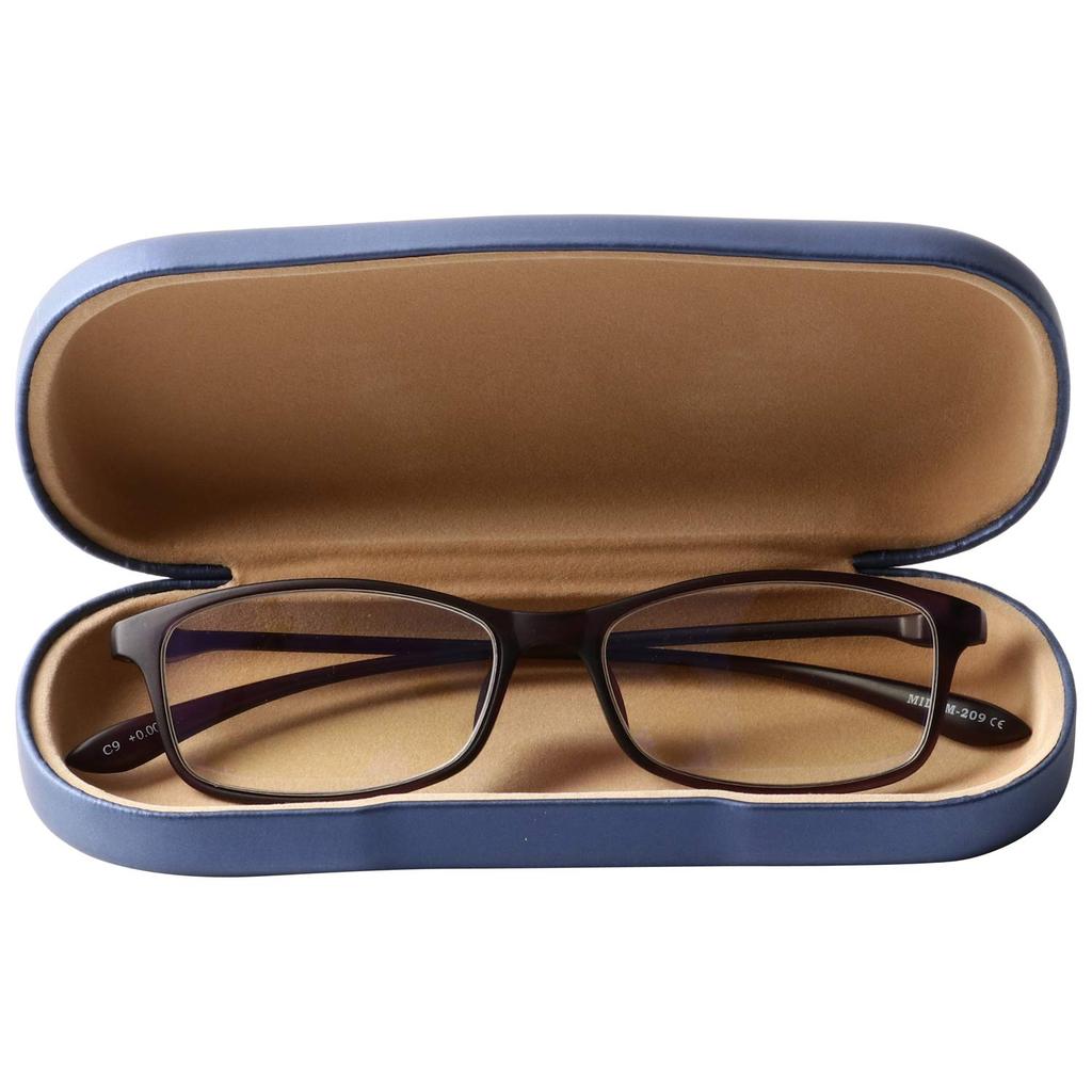 MIDI Eyeglasses Sturdy Metal Hard Blue Case, Hard, Case, (case-002,c1)