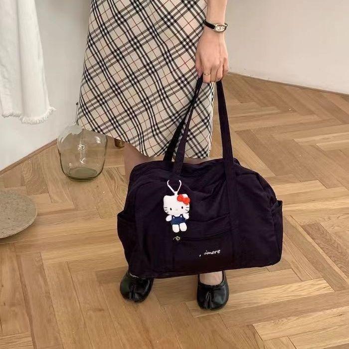 

Korean Style Large Capacity Nylon Gym & Travel Shoulder Tote