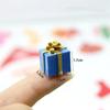 10PCS Ornaments Simulation Decoration Accessories Miniature Christmas Gift Box Resin Jewelry 1/12 Scale