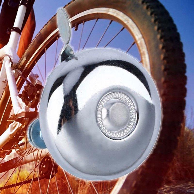 Classic Retro Metal Ring Bike Bicycle Cycling Handlebar Bell Sound Alarm Silver