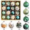 6cm Electroplated Shiny Irregular Christmas Tree Ball Set