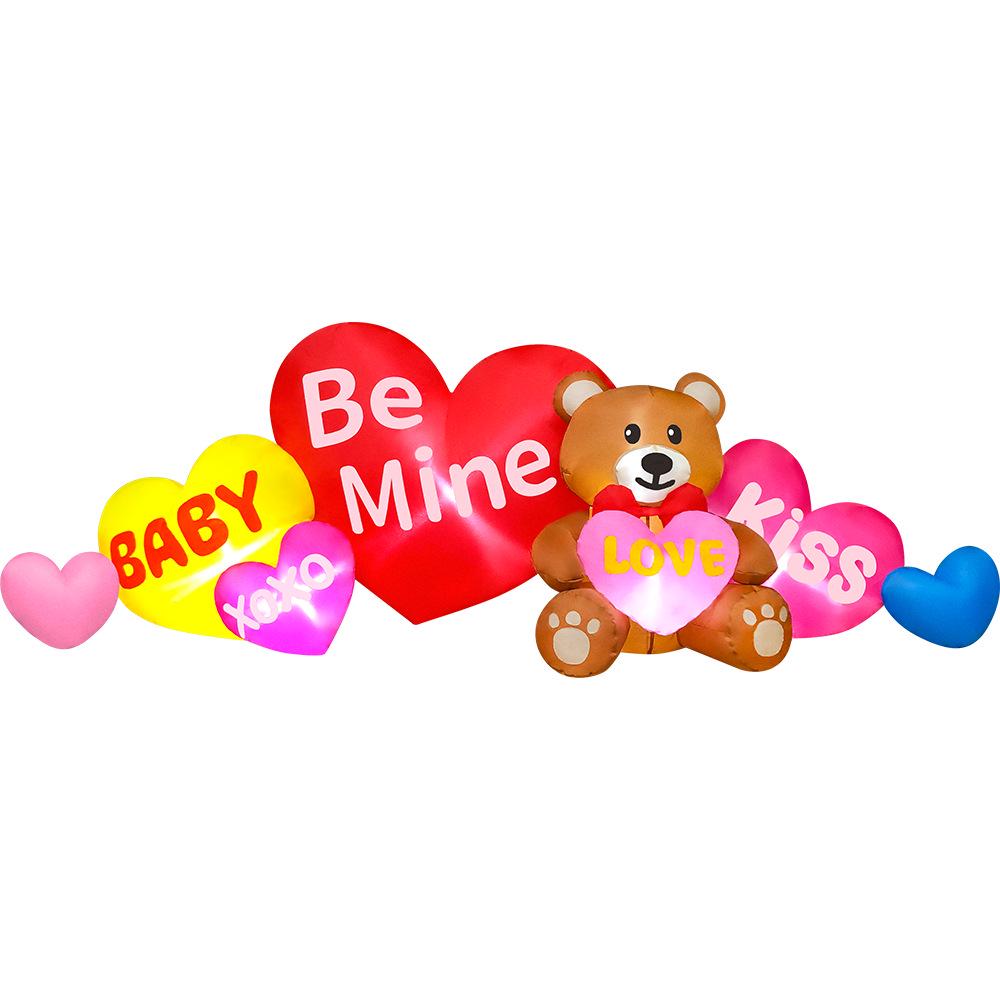 Luminous Heart & Unicorn Inflatable Proposal Decoration for Weddings & Valentine s Day US Standard