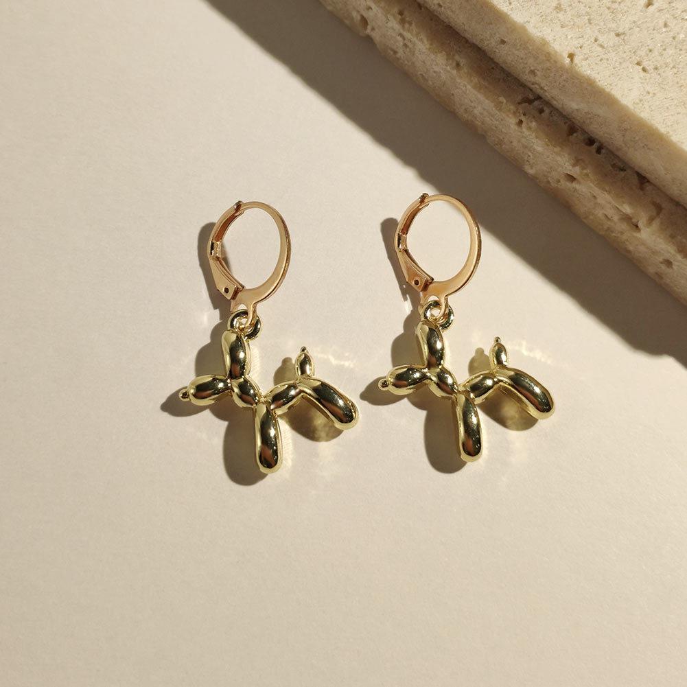 

Минималистичные красочные эмалированные серьги в форме щенка собаки для женщин, милый мультяшный обруч, серьги Huggies для девочек, эстетические украшения для ушей