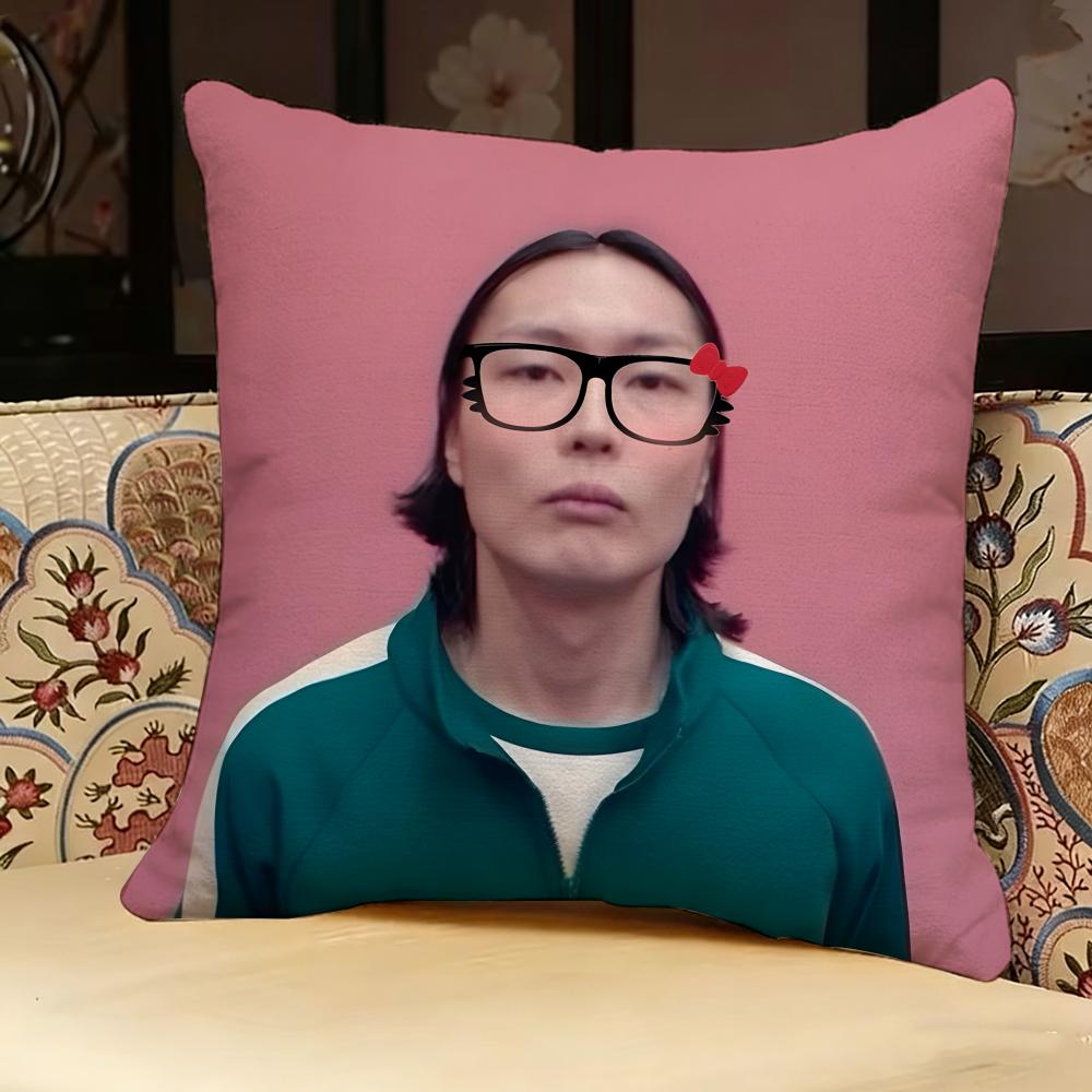 Roh J-Jae-won Actor Pillow Case Pillowcase, Double-sided Printed, Sofa Cushion, Bedroom Headboard Pillow