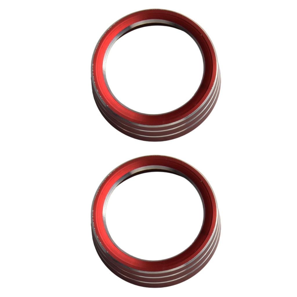 Colorful Aluminum AC Knob Control Knob Ring Cover For Honda Civic 2016-2024 10th Gen Car Interior Modification Accessories