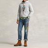 Polo Ralph Lauren SS23 Bear Print Drawstring Hoodie Men hoodies Gray MNPOKNI16822710-020