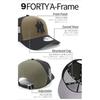 Era Mesh Cap 9FORTY-A Side Patch MLB ONSPOTZ Exclusive NER37C7370 9 FORTY A-Frame Trucker Urban Jungle Moss Expedition