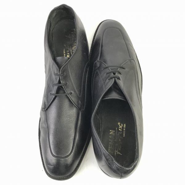 USA Vintage FREEMAN Goodyear Welt U-Tip Kleiderschuhe [13/30.5/Schwarz] Businessschuhe(GEBRAUCHT)