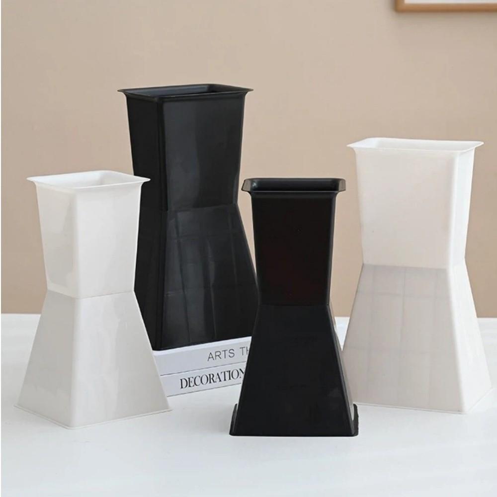 Fyrkantig Blomsterbukett Förpackningsbas Plast Blommor Förpackningsmaterial Blomsterhandlare Tillbehör