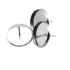 20-50Pcs 8 10 12 14 16 20 mm Blank Earring Bases Cabochon Cameo Base Bezels Supplies For Jewelry Making Findings Diy Earrings