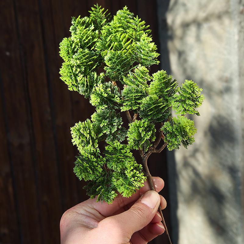 Pine Needle Juniper Artificial Bonsai with Dried and Plastic Pine Leaves