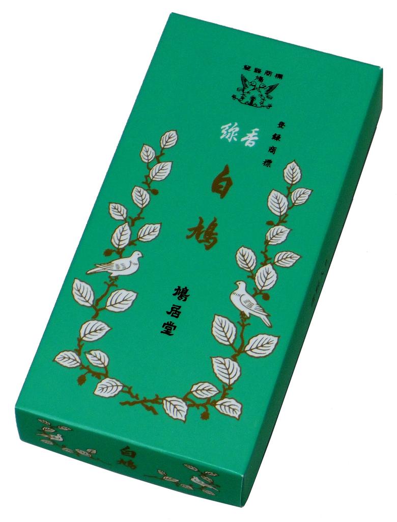 Kyukodo White Dove Incense Sticks, Paper Box, 5 Sticks, Approx. 13g X 5, 14cm
