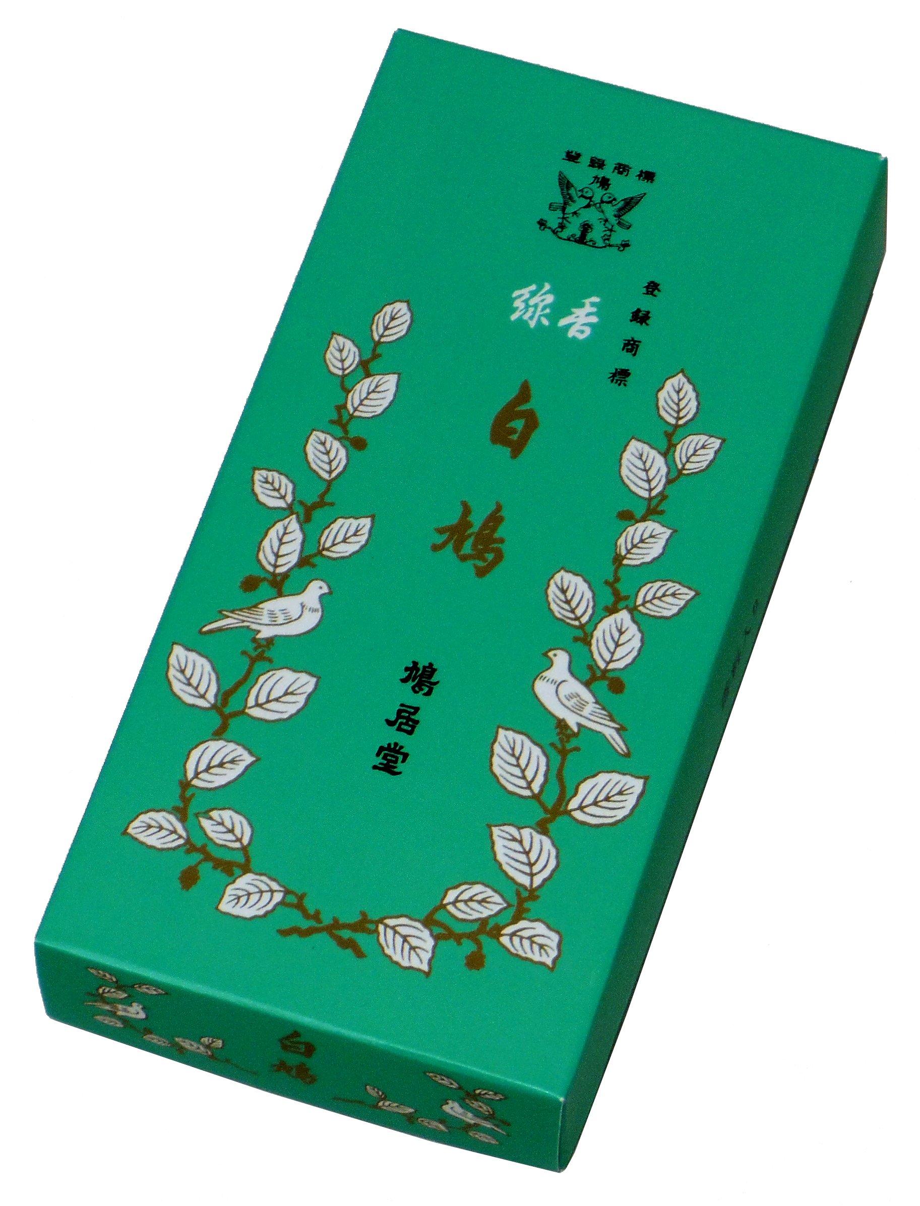 

Kyukodo White Dove Incense Sticks, Paper Box, 5 Sticks, Approx. 13g x 5, 14cm
